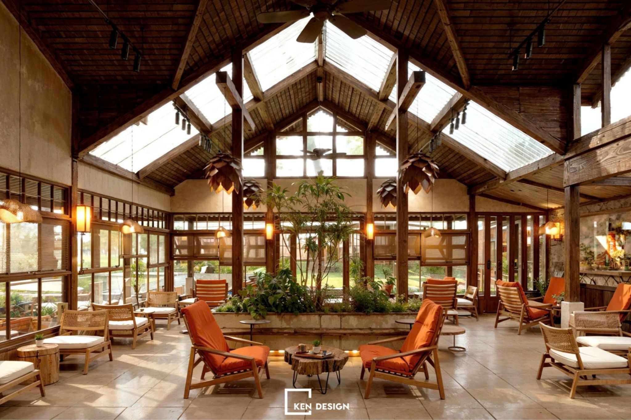 Chi phí mở quán cafe phong cách Rustic